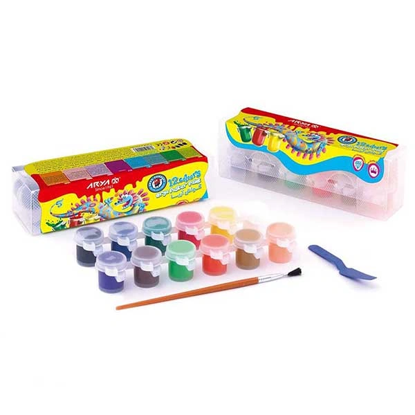 گواش 12 رنگ پیوسته بزرگ اریا