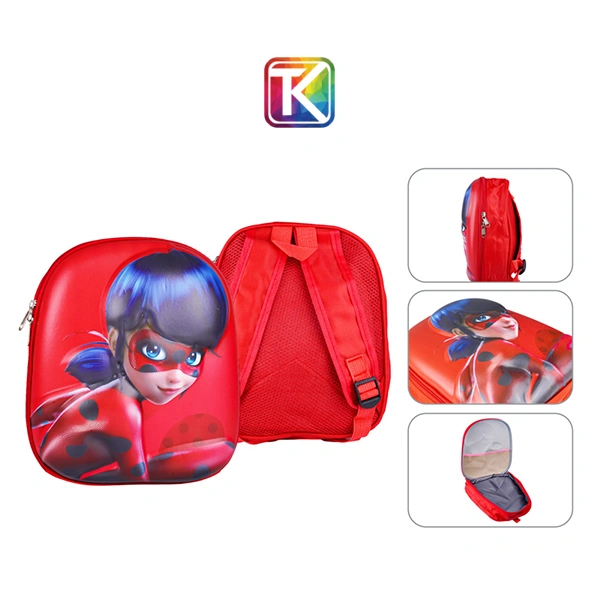 کوله پشتی سیلیکونی برجسته دختر کفشدوزکی