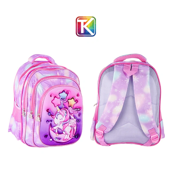 کوله پشتی برجسته یونیکورن ماه سوار