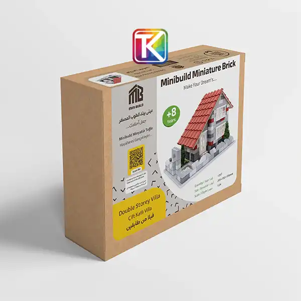 کیت آموزشی ویلا دو طبقه مینیاتوری