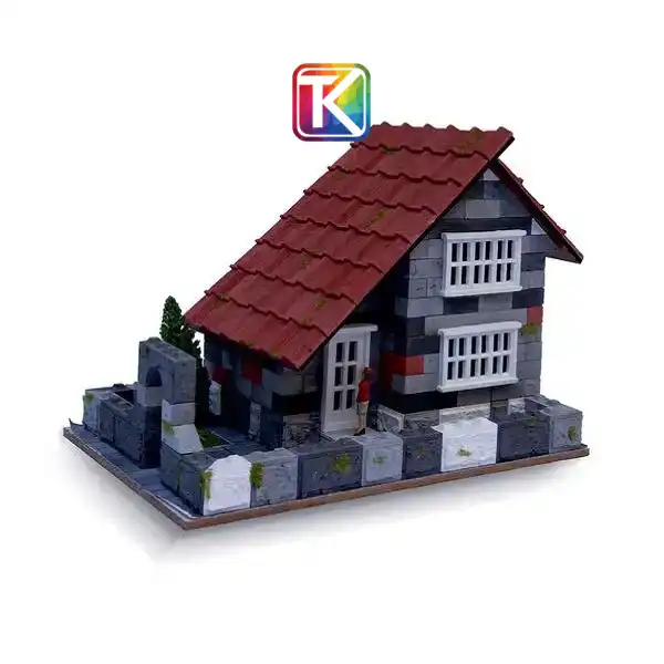 کیت آموزشی ویلا دو طبقه مینیاتوری
